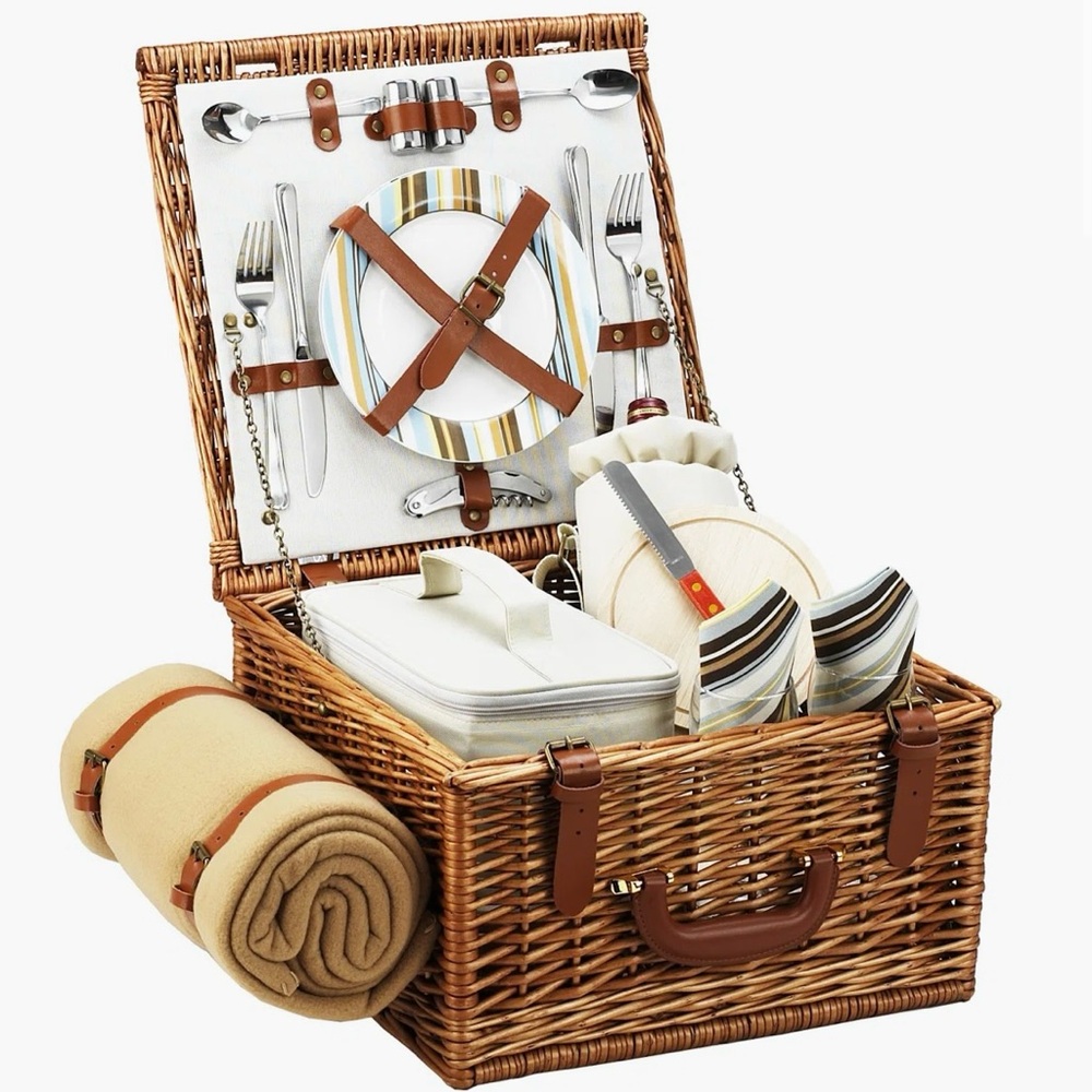 Picnic At Ascot Willow Basket